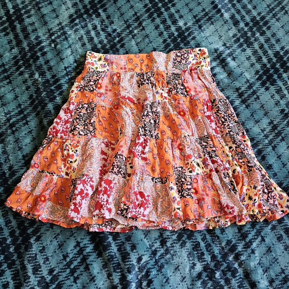 Maeve Lightweight 100% Viscose Patchwork Style Fl… - image 2